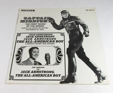 CAPTAIN MIDNIGHT  JACK ARMSTRONG ALL AMERICAN BOY LP  Radiola MR-1006 SEALED