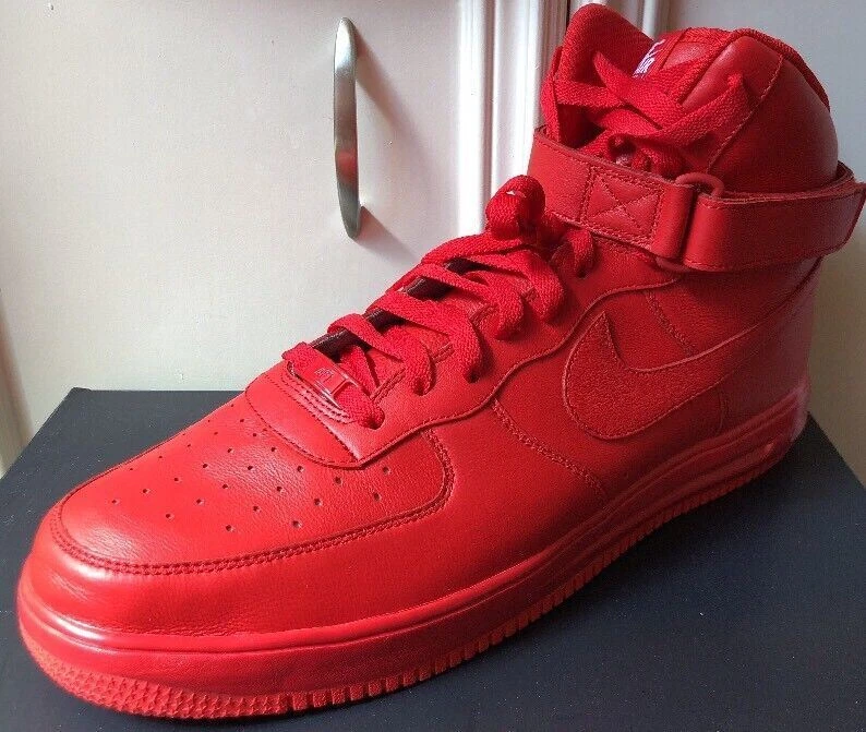 Nike air force clearance 1 high red october