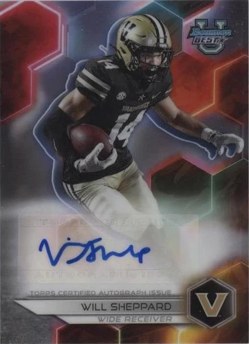 2023 Bowman's Best University Will Sheppard #BOA-WS