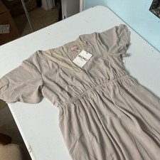 show me your mumu Dress Medium Emily Empire Maxi  Bridesmaids Wedding Crisp
