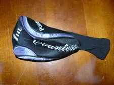 PowerBilt Countess #1 HL Driver Head Cover - Black/Purple 9.5/10 condition