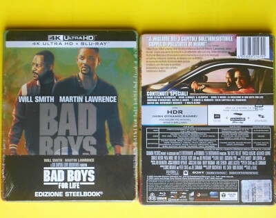 bad boy for life will smith lawrence blu ray + 4k rare steelbook limited edition