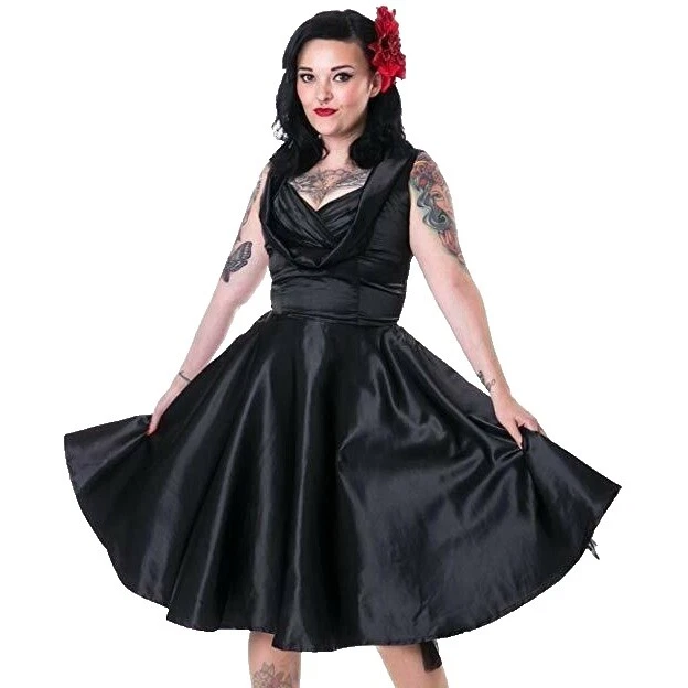 Vestidos de fiesta/cóctel de poliéster Tema 50s