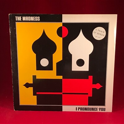 THE MADNESS I Pronounce You 1988 UK 4-track 12'' vinyl single Virgin record Suggs