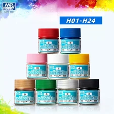 Mr.Hobby H1-H24 10ml Aqueous Color Paint for Military Gundam Model Coloring