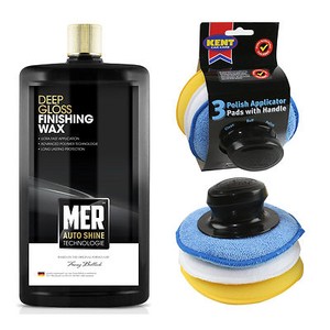 Mer Deep Gloss Finishing Wax Car Polish Protection 500ml + Applicator