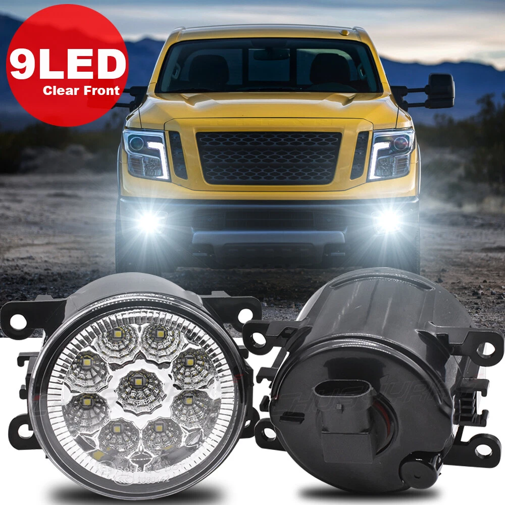 LED Fog Light Driving Lamp For Nissan Titan 2016 2017 2018 2019