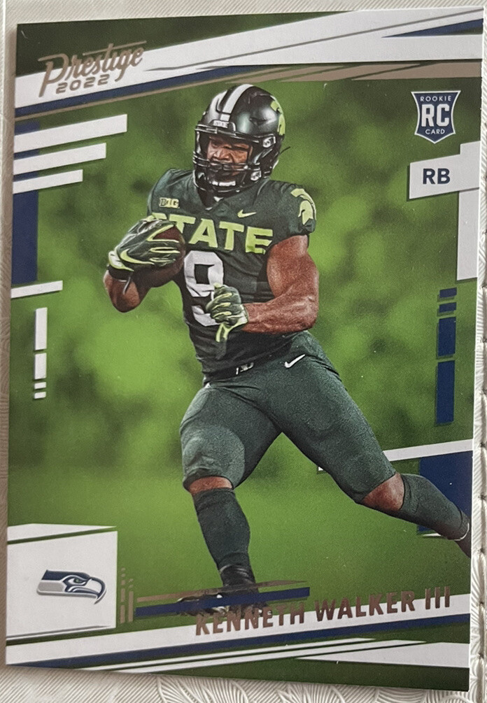 2022 Panini Prestige Kenneth Walker III Rookie Seattle Seahawks #314
