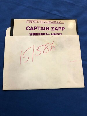 Commodore 64 Disk Captain Zapp Mastertronic Game