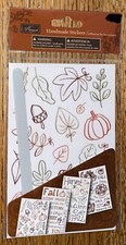 Harvest Handmade Fall Autumn Leaves Pumpkins Acorns Scrapbook Stickers Walmart