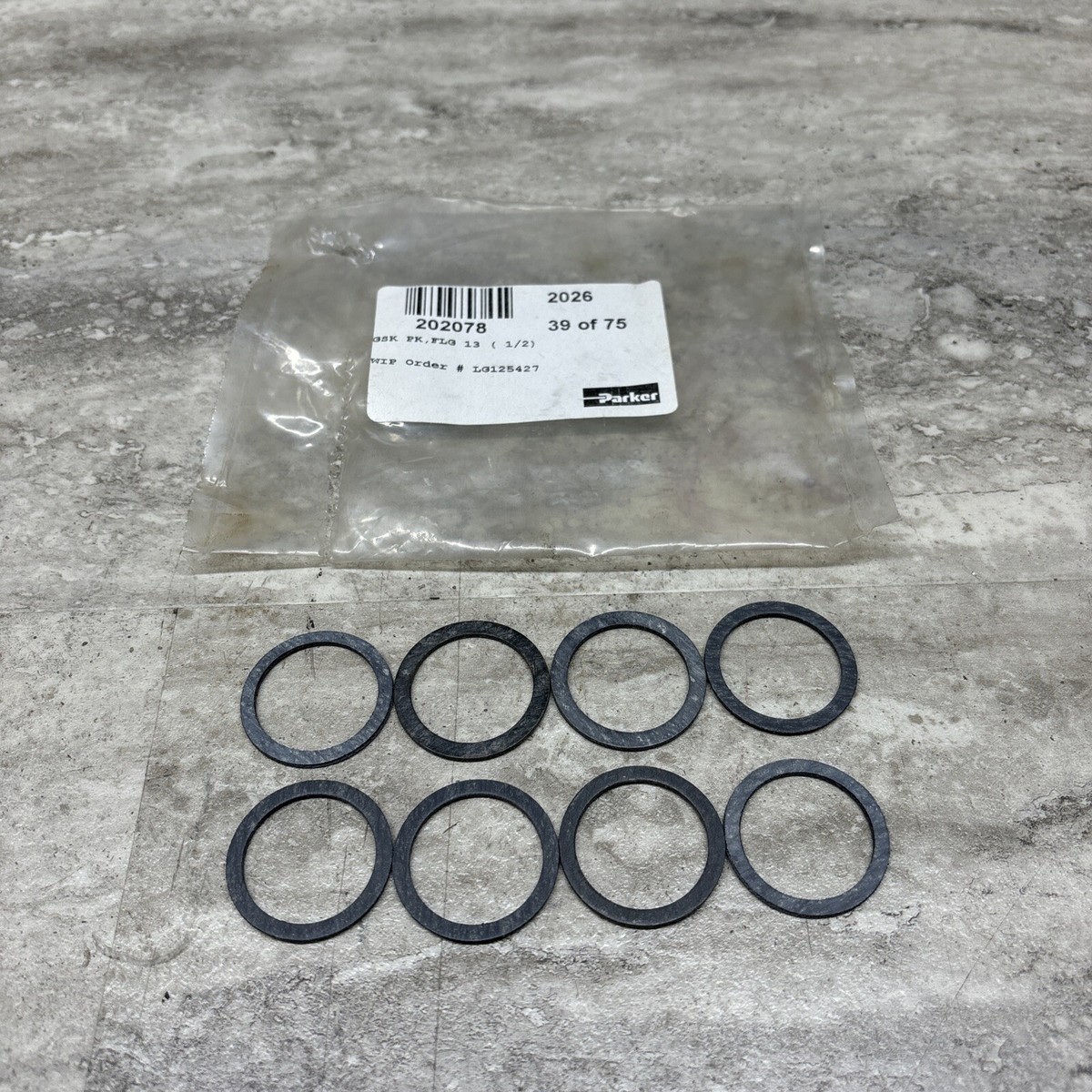 法螺貝　39cm(直接36.2cm)934g 法螺貝 39cm(直接36.2cm)934g Lot Of 8 Parker R/S 202078 Flange