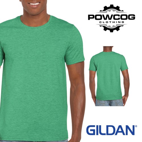 GILDAN Mens T-Shirt Soft Smooth Premium Plain Cotton Tee with Classic Fit G64000 - Picture 24 of 45