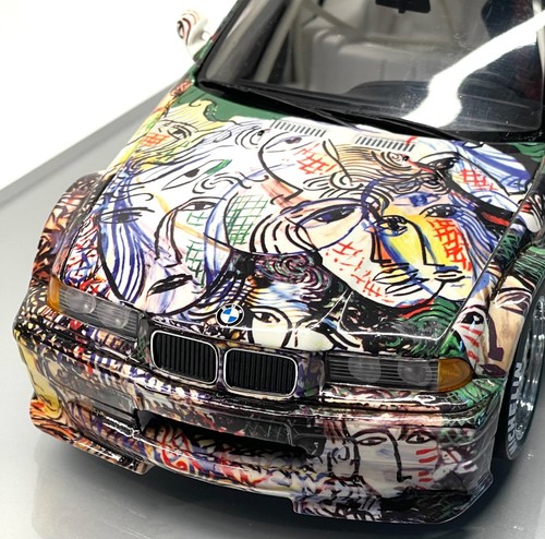 Art Car BMW 3er M3 GTR Kunst am Automobil Sandro Chia Design, OVP, 1:18 - Bild 3 von 11
