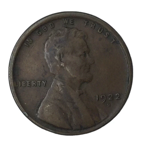 1922-D 1C Lincoln Cent VF #