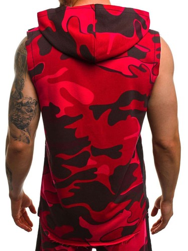 Bodybuilding T Shirts Hoodies Tank Sleeveless Tops Vest Summer B Sport Mens Gym - Picture 5 of 9