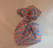 Paddington Bear Cotton Pillowcase-Kids Sleepover-Lingerie Bag+Tie Fair Trade NEW