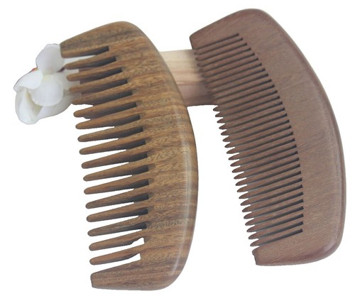 Handgefertigter Oxhorn Kamm Mit Breiten Zähnen – Antistatisch, 21x5 Cm, In Geschenkbox