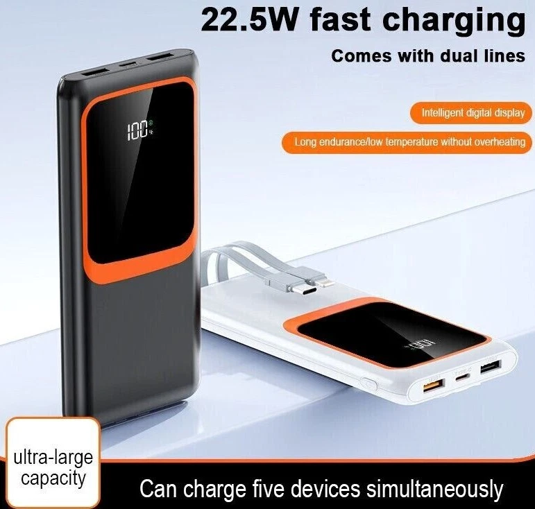 Power Bank 9000000mAh Fast charger Pack USB External Battery For Mobile Phone - Image 4 of 4