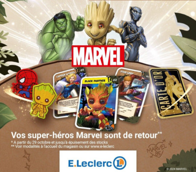 MARVEL Groot Leclerc 2024 Karte Nr. 1-108 Komplett-Set Album