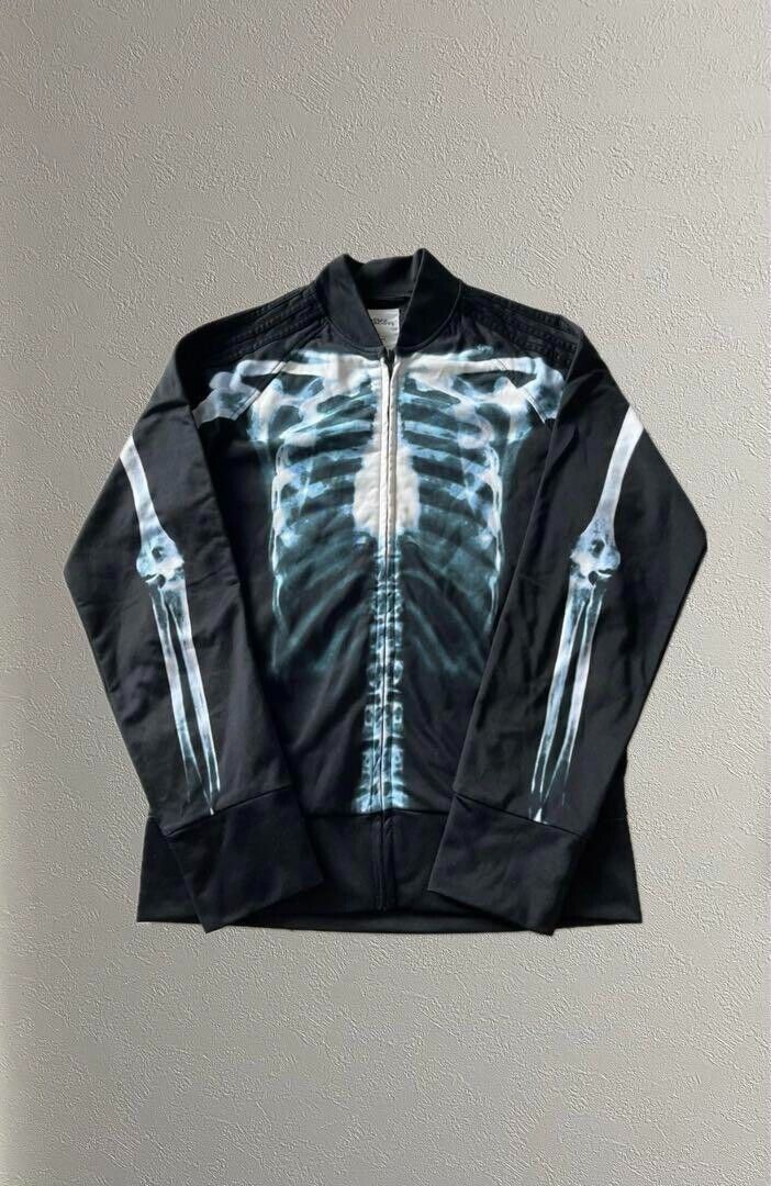 Adidas × Jeremy Scott “X-ray” Jersey top and bottom set Rare Adidas × Jeremy Scott “X-ray” Jersey top and bottom set Rare