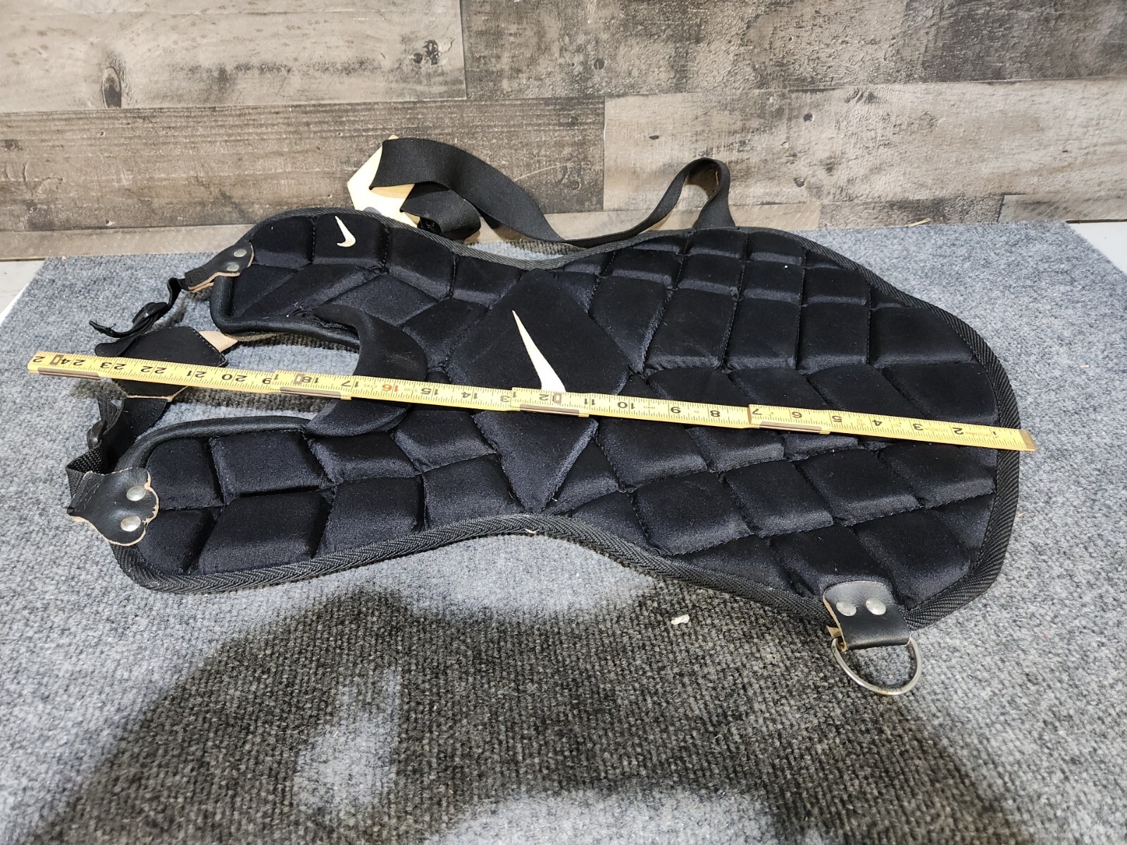 Nike Catcher Pro Gold Chest Protector Adult 18" DriFit Baseball Umpire