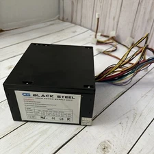 Case Gears BKS480 Black Steel 580 W 20+4 Pin ATX Desktop Power Supply