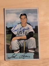 TED LEPCIO SIGNED AUTOGRAPHED 1954 BOWMAN CARD # 162 BOSTON RED SOX