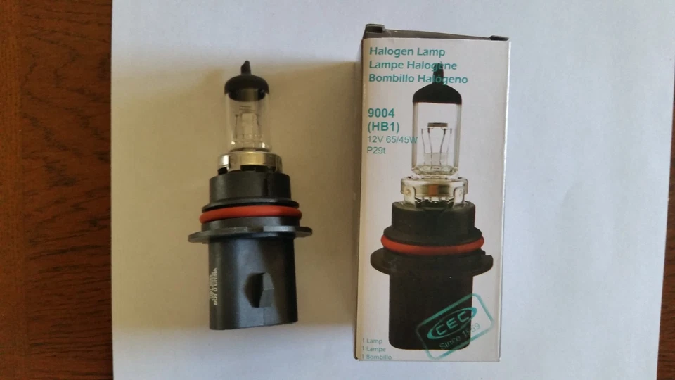 Bombilla halógena para faro #9004 bombilla única CEC Foto 2 de 2