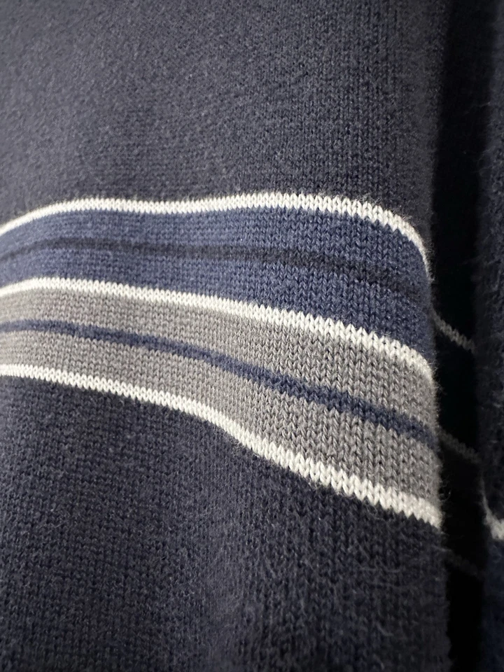 Camisa De Colección Xtreme Gear Para Hombres XL Azul Rayas Base Y2K Patinador Grunge Hip Hop Foto 4 de 4