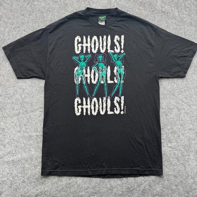 Kreepsville 666 Ghouls Ghouls! Horror T Shirt Halloween Skelett schwarz - TOP