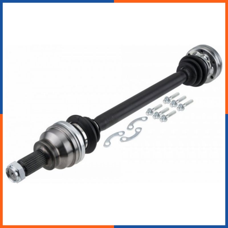Demi-arbre de transmission arrière gauche pour réparation train arrière BMW NPW-BM-213