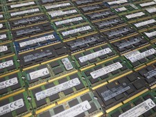 Lot of 70 8GB 2Rx8 PC3L-12800s DDR3 Laptop Memory RAM Mixed Brand Samsung Elpida