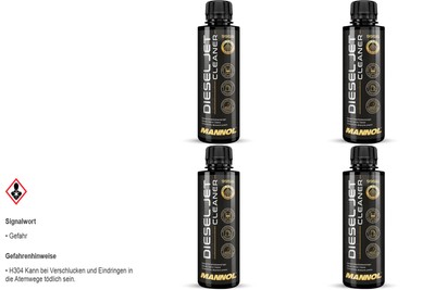 4x 250ml MANNOL Diesel Jet Cleaner 9956 Motor Diesel Additiv Kraftstoff