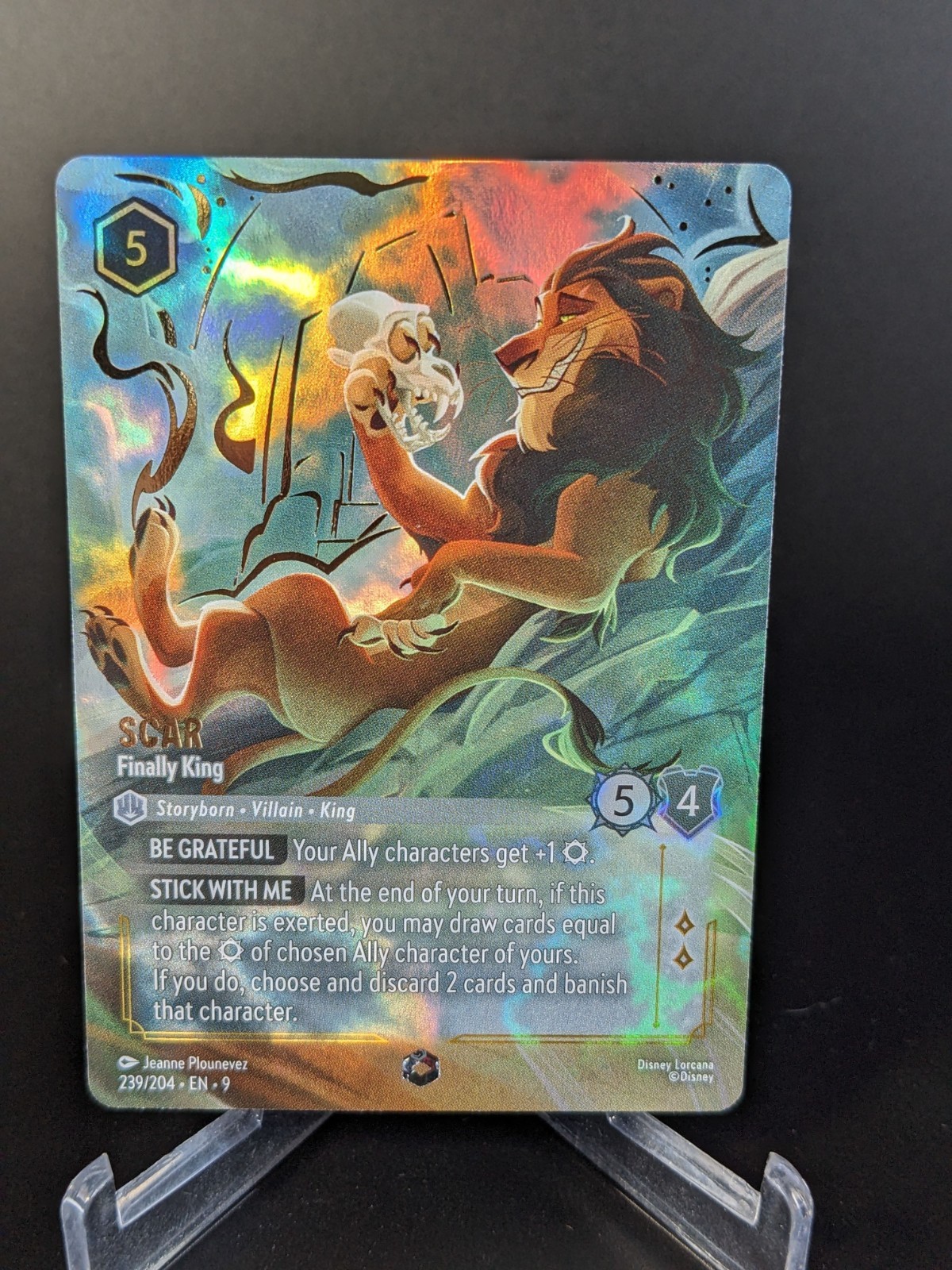Scar - Finally King 2025 Fabled #239/204 Enchanted (Alternate Art