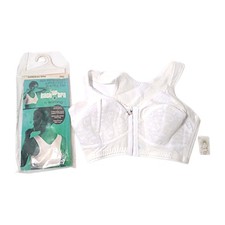 Bandeau Back Up Bra Size 34D By Sarong Back Shoulder Support Union Made USA NEW
