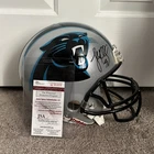 Luke Kuechly Signed Panthers Full Size Autograph Authentic Helmet JSA Witness