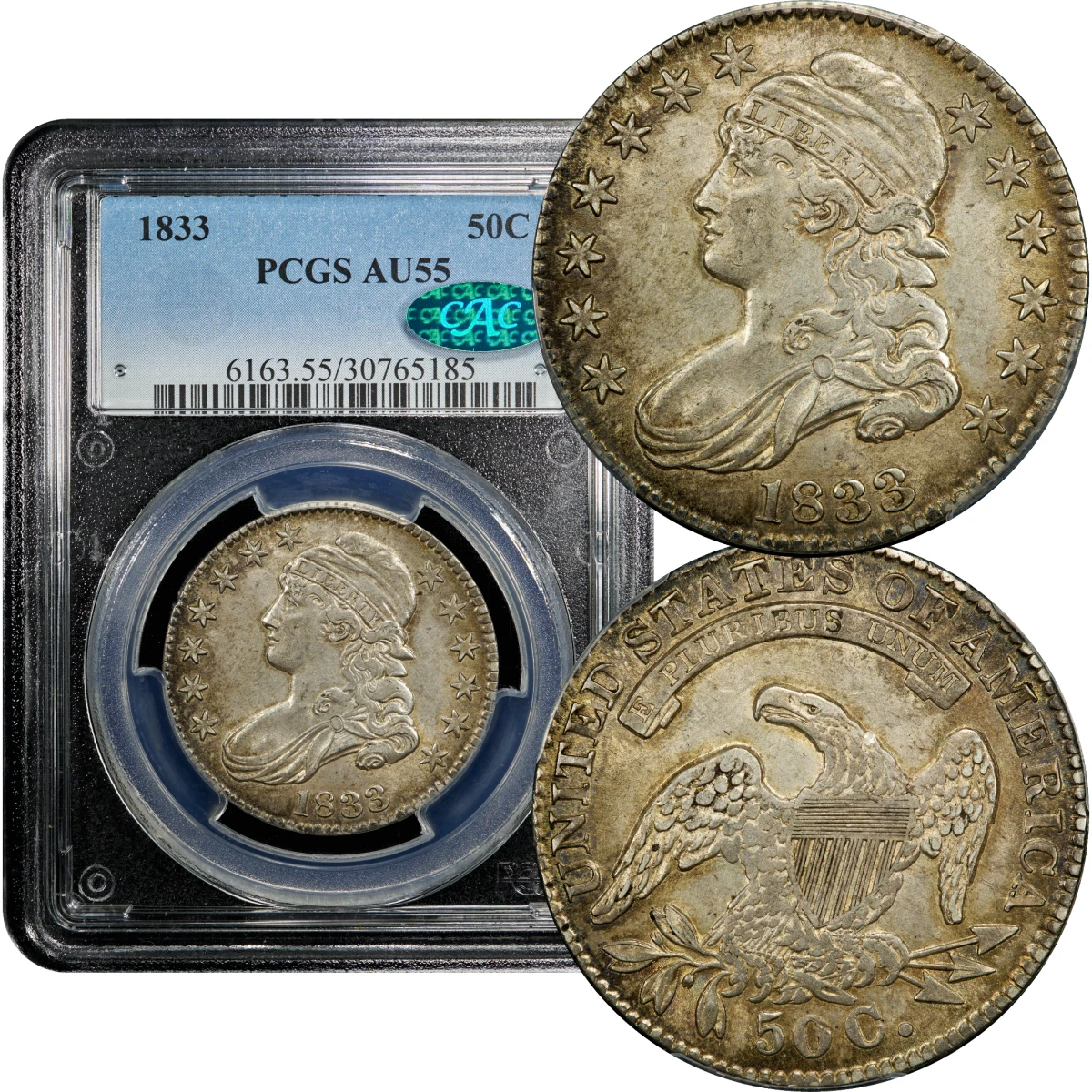 1833 Year US Early Half Dollar Coins (1794-1839) for sale | eBay