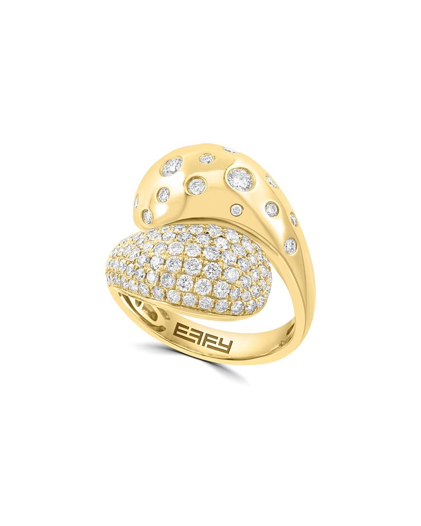 Женское кольцо с бриллиантом Effy Fine Jewelry 14K 143 Ct Tw 7 504590₽
