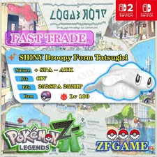 ✨6IV SHINY Droopy Form Tatsugiri + EVS🚀POKEMON LEGENDS ZA✨Online delivery⚡ALPHA