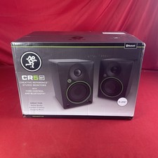 Pair Of Mackie CR5BT 5.25" Studio Monitors W/Tone Control  Bluetooth - New 
