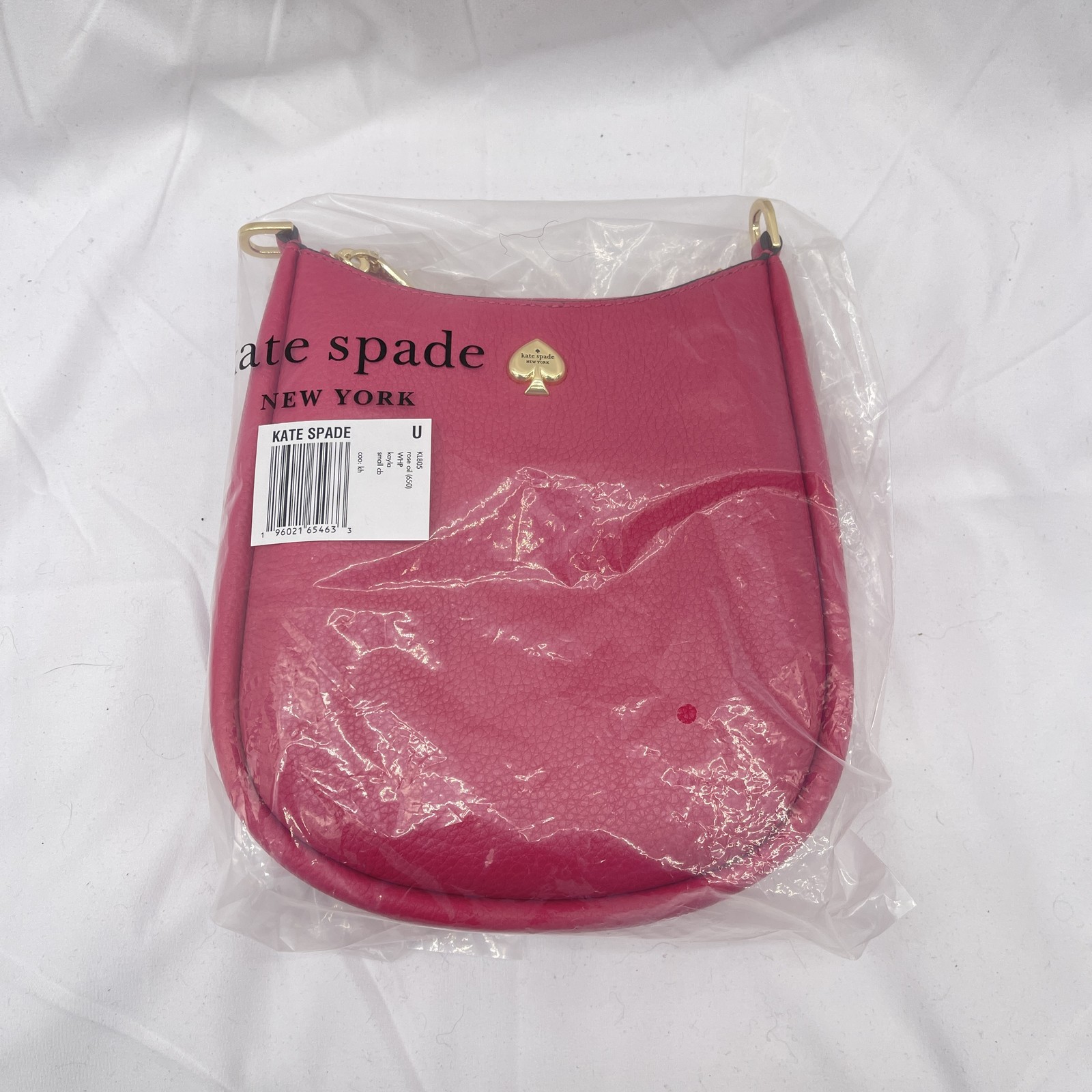 Kate Spade Womens Kayla Small Crossbody Bag Pebble Leather KL805 Rose Oil thumbnail 17