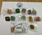 Pokemon League Sinnoh Gym Badges, Fennekin Key Chain, Trainer Tower pin, 12set — photo 1