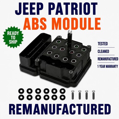 68212478AA OEM AntiLock Brake Mopar ABS Jeep Patriot Module 2014-2017 Tested!