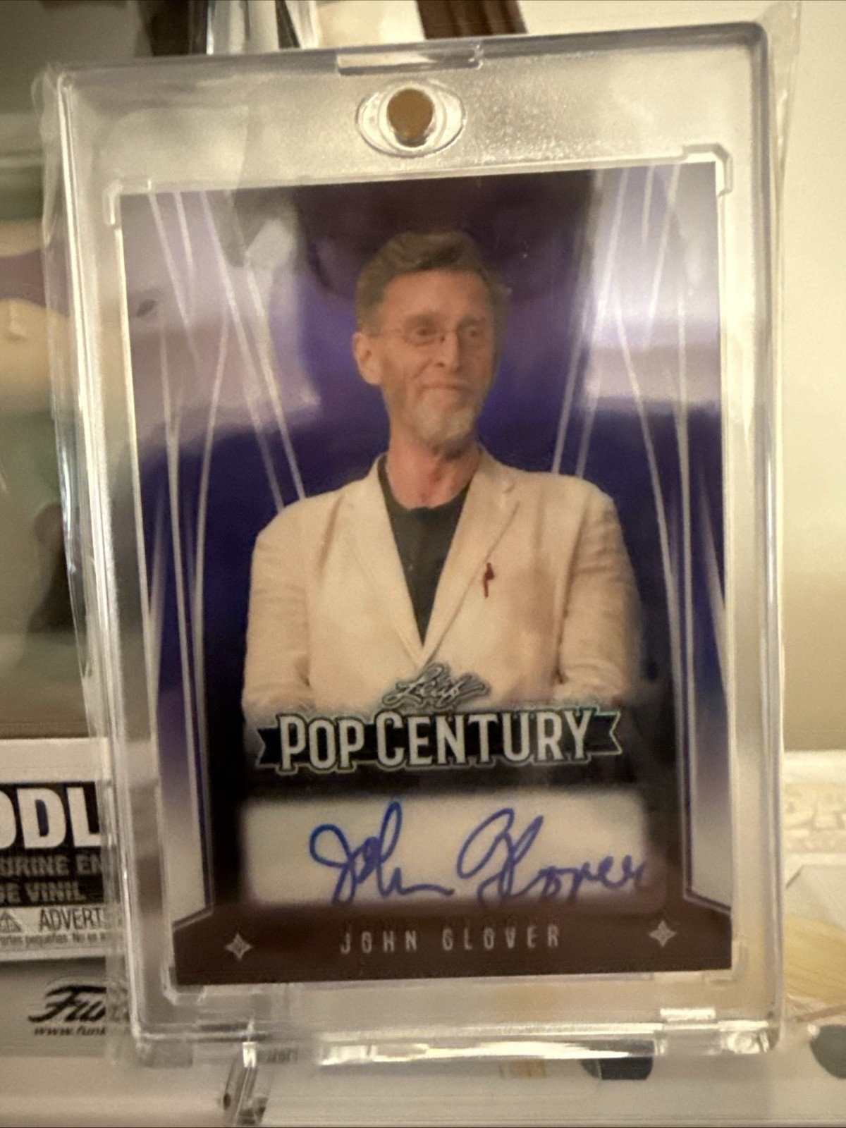 JOHN GLOVER 2025 LEAF POP CENTURY AUTO 6/6 BATMAN: TAS RIDDLER ...