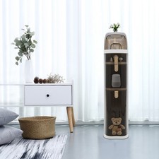   Narrow Slim Storage Cabinet 3-tier Drawers Bathroom Floor Standing Organizer