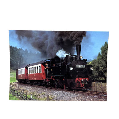 Ansichtskarte Postkarte Eisenbahn Zug Lok Dampflok 99 5906-5 Straßberg Ungl.