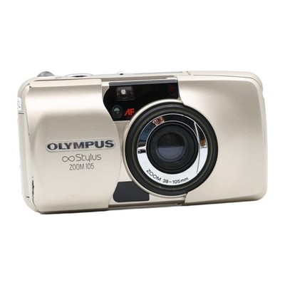 Kompaktkamera Analog Olympus ∞ Stylus Zoom 105 champager gold