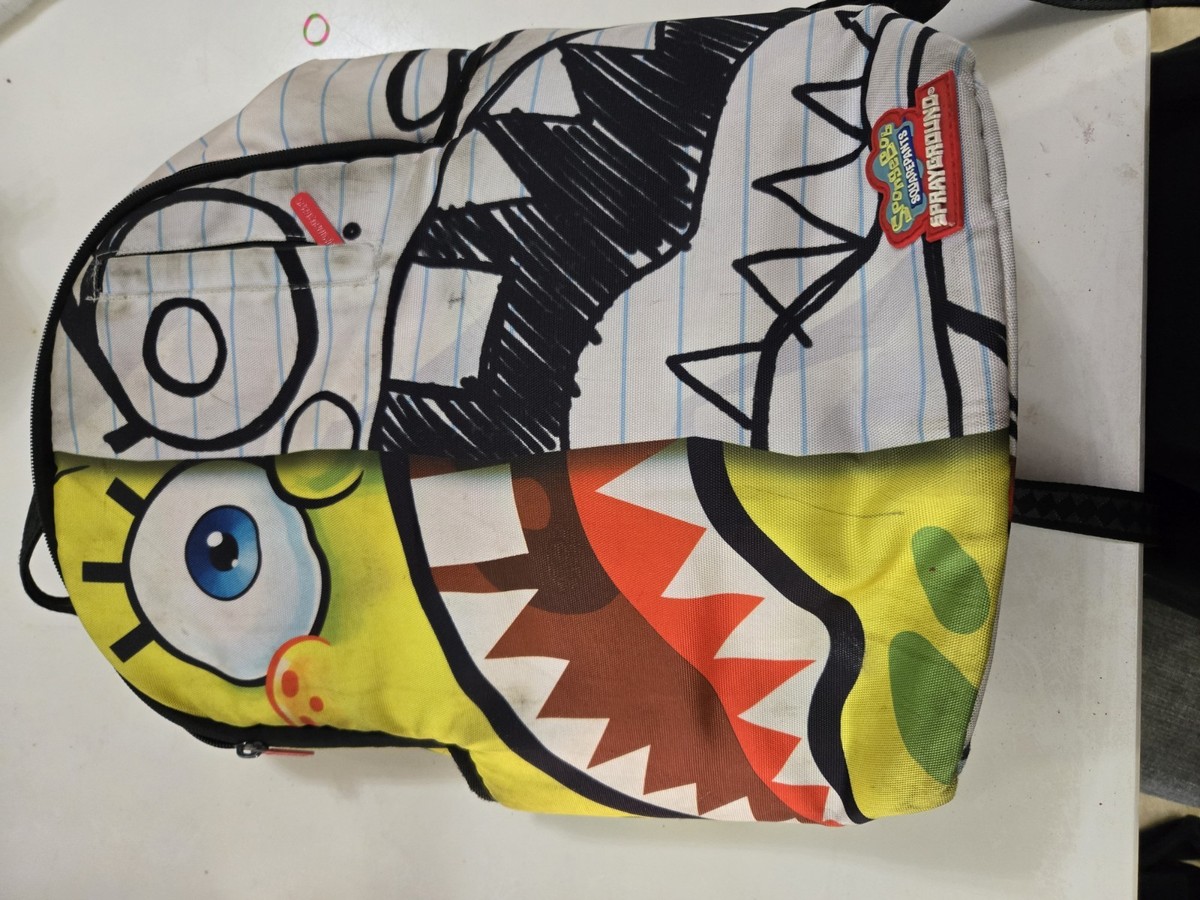 RARE Sprayground x SpongeBob DoodleBob Backpack – Limited Edition