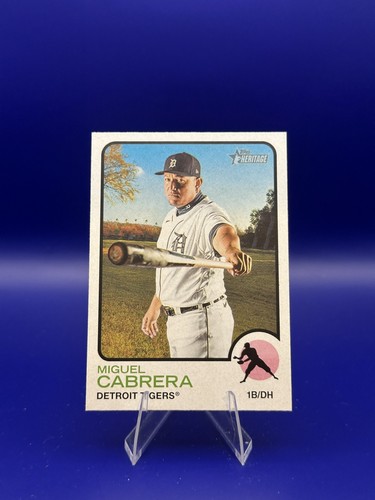 Miguel Cabrera 2022 Topps Heritage Base #340 Detroit Tigers - Picture 1 of 2