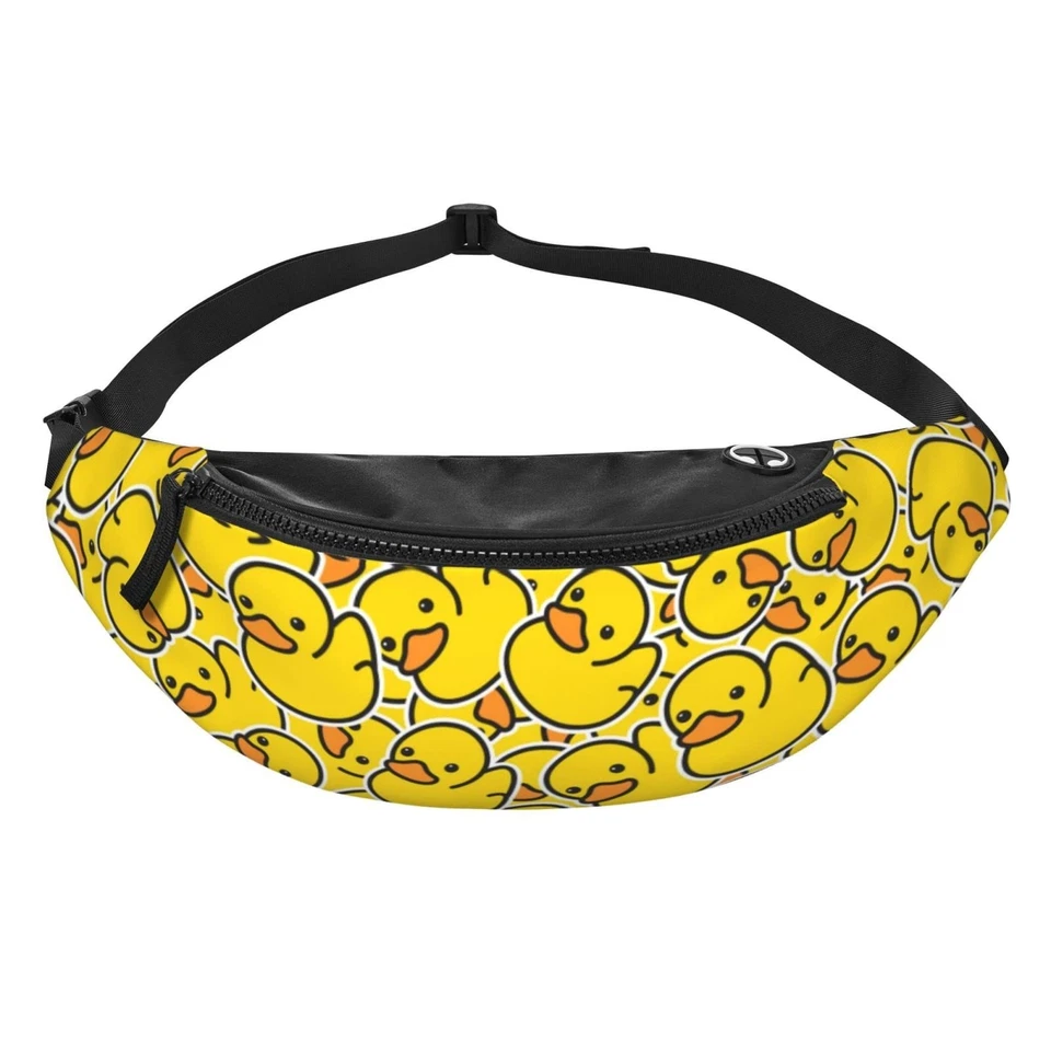 Cute Rubber Ducky Fanny Pack Crossbody Waist Bag Pack for Men Women. Belt Bag... Foto 2 de 4